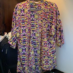 Lularoe Lindsay Kimono size M like New
